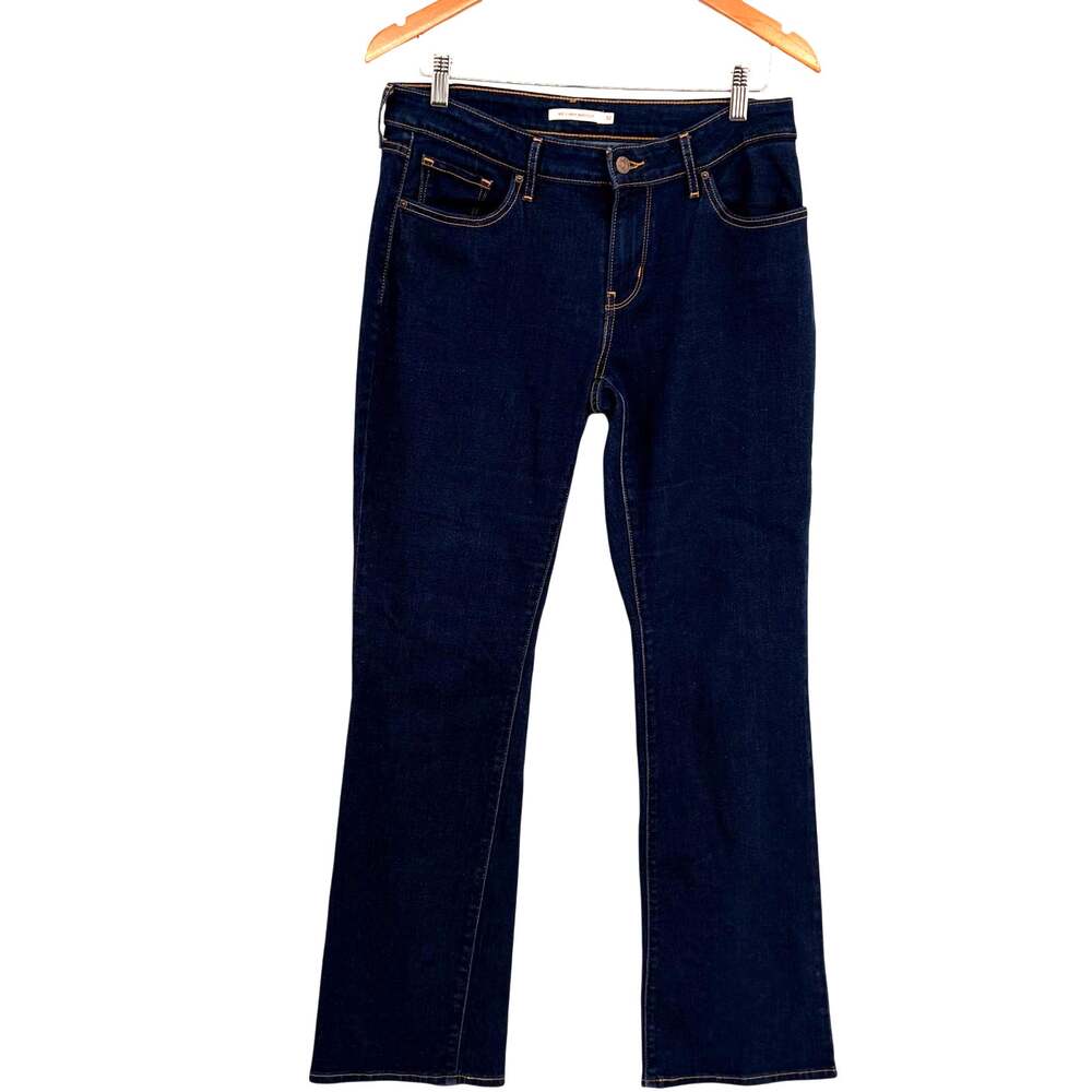 Levis 815 Curvy Bootcut Jeans Sz 32 Dark Wash Y2K Classic Americana Minimalist